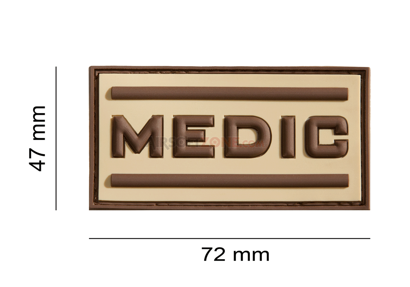 PATCH CAUCIUC - MEDIC - DESERT - 1 | YEO